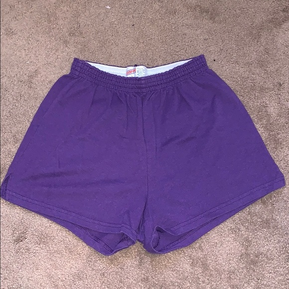 purple soffe shorts